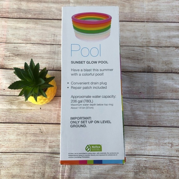 Sunset Glow Inflatable Pool - 66" x 18" - Picture 2 of 2